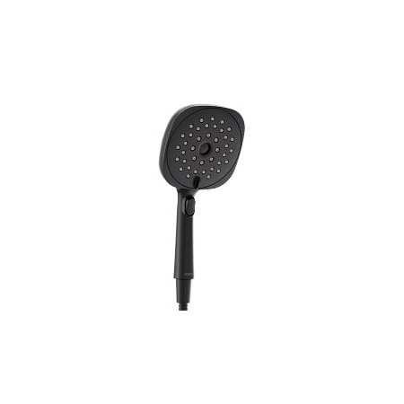 Moen Verso 8-Function 5in Diameter Eco-Performance Showerhead with Handshower in Matte Black 220H5EPBL